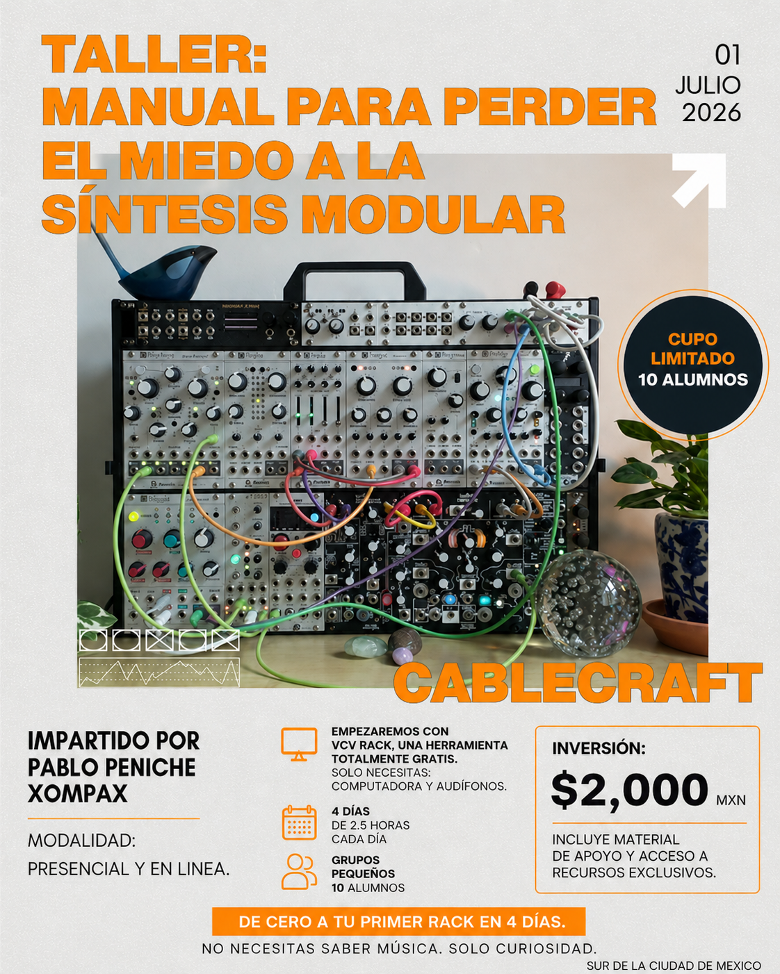 Taller: Manual para perder el miedo a la síntesis modular