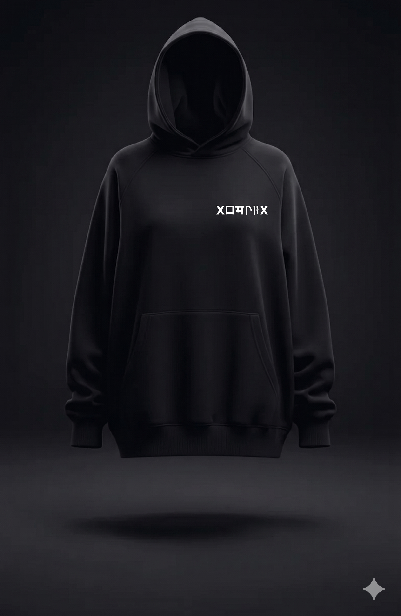 XOMPAX Hoodie — Black